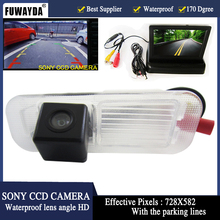FUWAYDA car accessories Paking HD Revere CCD Car Rear View Camera 4.3 inch Car Rearview Mirror Monitor For Kia K2 RIO Sedan 2024 - buy cheap