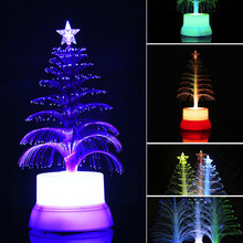 Luz LED de árbol de Navidad 2018 nuevo Color que cambia Mini árbol de Navidad decoración de fiesta de mesa de Navidad decoración de escritorio luz nocturna 2024 - compra barato
