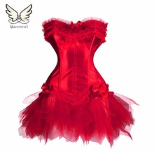 Corset  gothic clothing steampunk corset waist trainer corsets red black corsets and bustiers steampunk clothing sexy lingerie 2024 - buy cheap