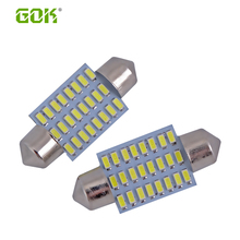 Hot Sale Free Shipping 10pcs/lot Car Auto Interior LED festoon 31mm/36mm /39mm /41mm c5w led Festoon 24smd 3014 led  Bulb 12v 2024 - buy cheap