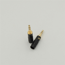 5 pcs Straight 3.5mm 3 pole trs Stereo Audio Male Plug Adapter Solder Brass Connector 2024 - buy cheap
