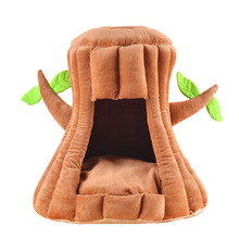 Cat Warm Cave Lovely Tree Design Puppy Winter Bed House Kennel Fleece Soft Nest For Small Medium Dog House for Cats 2024 - buy cheap