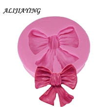 1Pcs Bow Silicone Mold Fondant Mould Cake Decorating Tools Chocolate Gumpaste Molds, Sugarcraft, Kitchen Accessories D0250 2024 - buy cheap