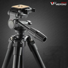 DHL gopro Weifeng wf6724 aluminum alloy tripod wf-6724 professional slr camera tripod household dv tripod wholesale 2024 - buy cheap