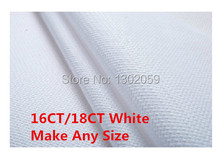 Wholesale Sale 16CT Or 18CT 150X1000cm Embroidery Cross Stitch  Fabric Aida Cloth Canvas--Available--Factory Shop 2024 - buy cheap