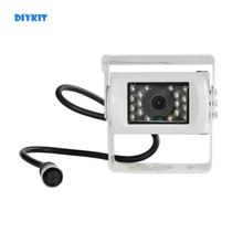 DIYKIT 4PIN HD CCD IR Night Vision Car Rear View Reversing Parking Camera for Truck Van Bus Lorry White 2024 - buy cheap