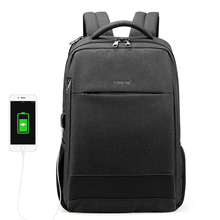 Tigernu fashion anti theft splashproof male mochila school backpack 15.6 inch laptop backpacks 21L black leisure 2024 - buy cheap