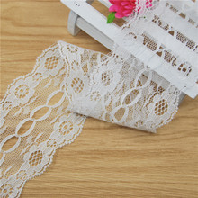 White Polyester Lace 60mm Trim Fabric Sewing Accessories Cloth Wedding Dress Decoration Ribbon Craft Supplies 200yards L728 2024 - buy cheap