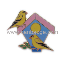 Customized Lapel Pins Custom Badges Die Struck Metal Hard Enamel Emblem In Gold Finish 2024 - buy cheap