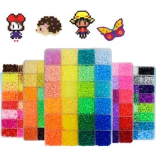48 color Hama Beads 2.6 mm Supplement with Accessories Perler Beads 2.6mm Refill 3D Puzzles Creative DIY Beads Craft Gift 2024 - buy cheap