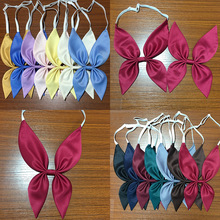 2019 New Goldfish Pre-tie Scarf Japanese School Girls Women's Solid Color Bow Tie Jk Uniform Students Necktie Cosplay 14 Colors 2024 - buy cheap