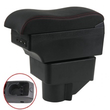 For Ford Fiesta Armrest Box Ford Fiesta Universal Car Central Armrest Storage Box cup holder ashtray modification accessories 2024 - buy cheap