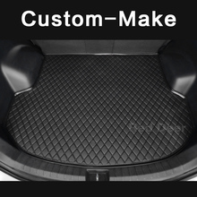 Custom fit car trunk mat for Toyota Sienna XL30 XL20 vellfire Alphard Previa Estima MPV Zelas luxury cargo carpet rug liner 2024 - buy cheap
