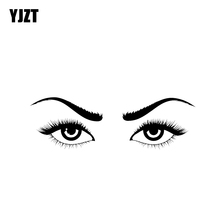 YJZT 17,3*5,5 см девушка красивые сексуальные глаза автомобиль стикер бампер или окно виниловый Декор 2024 - купить недорого