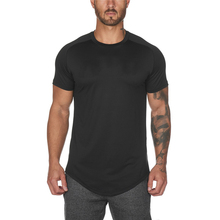 Musclegods malha t-shirts roupas de manga curta ginásios fitness masculino verão casual moda magro ajuste tshirt musculação topos 2024 - compre barato