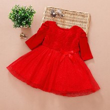 Retail-free shipping new summer casual High-grade pure white bowknot princess dress baby girls dress high quality 2024 - buy cheap