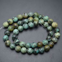 4mm~12mm Natural African green Stone Round Loose Beads 2024 - buy cheap