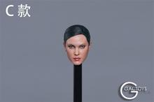 Cabeçote escolar europeu de 1/6 ”personalizado com olhos ferosos para mulheres, boneco de ação de 12" corrente de sol, brinquedo para esculpir o corpo gactoys gc022 2024 - compre barato