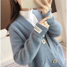 Cashmere Cardigan Sweater Women 2022 Autumn Winter Warm Clothes Knitted Jumper Pull Femme Hiver Streetwear Casual Loose Cardigan 2024 - buy cheap