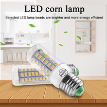 E14 lâmpada led milho e27 220 v led milho lâmpada 220 v smd5730 lustre leds vela luz spotlight para casa iluminação 2024 - compre barato