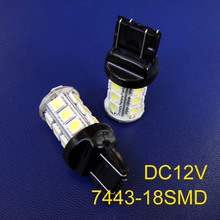 High quality 12V 7443 led Car Parking lights,led Auto W21/5W Stoplights,7443 led Brake lights free shipping 2pcs/lot 2024 - buy cheap