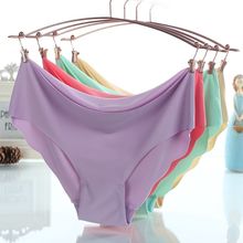 2019 New Candy color Soft Underpants Sexy Women Seamless Lingerie Briefs Hipster Underwear Panties 10 Colors 2024 - buy cheap