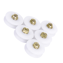 6pcs Shower Door Roller Runner Wheel 22.5mm Diameter DIY Replacement w/  Screws 2024 - buy cheap