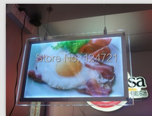 Advertising hanging acrylic  frames for the restaurant menu/led display light box 2015 new frame size A3 2024 - buy cheap