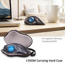 LTGEM EVA Hard Travel Carrying Case For Logitech Wireless Trackball M570 Mouse Protective Pouch 2024 - compre barato