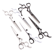 C9016 6.0" 17.5cm Engraving Logo Hairdressing Scissors 440C 62HRC Barber Scissors Cutting Scissors Thinning Shears Hair Scissors 2024 - buy cheap