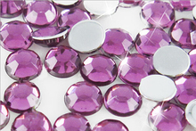 Free shipping! 1.5mm ~12mm,Lt.grape Color Flat back Acrylic Nail Art  beads Decoration.1000~50000pcs/lot 2024 - buy cheap