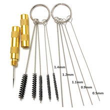 Kit de ferramentas de limpeza de bicos, conjunto de agulhas e escovas para limpeza de bicos, 11 unidades 2024 - compre barato