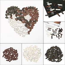 50Pcs Wooden Button "Handmade" tags Wood Sewing Accessories For DIY Clothes Handmade Scrapbooking Craft 2024 - buy cheap