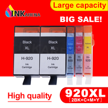 INKARENA-cartucho de tinta para impresora HP 920 XL, recambio completo de tinta para HP Officejet 7000, 7500, 7500A, 6000, 6500, 6500, 6500A, 920XL, 5 uds. 2024 - compra barato