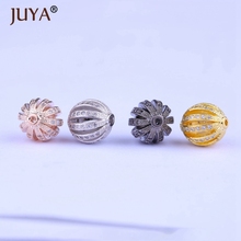 Supplies For Jewelry 2 Pcs Sale Hollow Round Beads 10mm Watermelon ball Bead Charm Fit For DIY Bracelets Necklaces Accessories 2024 - compre barato