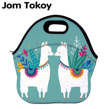 Jom tokoy-bolsa térmica feminina, para alimentos, piqueniques, alpaca, com isolamento térmico, para crianças 2024 - compre barato