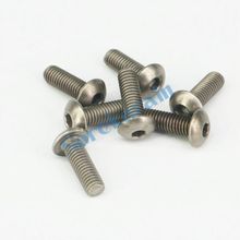 LOT 20 M5x0.8 Thread Length 6/8/10/12/16/20/25/30/35/40/45/50mm GR2 Titanium Hex Socket Dome Cap Screw Bolt Anti Acid Corrosion 2024 - buy cheap