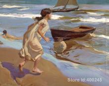 wall art The Bathing Hour II by Joaquin Sorolla y Bastida decor paintings Hand painted High quality 2024 - buy cheap