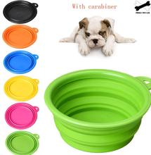 Dog bowl,Dog Cat Pet Travel Bowl Silicone Collapsible Feeding Water Dish Feeder portable water bowl petSuper Deal dog bowl, 2024 - buy cheap