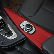 Botones de perilla multimedia para consola central de coche, pegatinas de cubierta de panel embellecedoras para BMW Serie 3, 4, 3GT, F30, F32, F34, accesorios para automóviles 2024 - compra barato