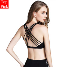 Women Yoga Top Sports Bra for Running Gym Fitness Push Up Sport Shirt Women Tank Tops For Girls ropa deportiva S-XLTank 2024 - buy cheap