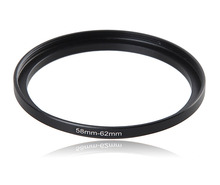 58-62mm Metal Camera Lens Filter Adapter Ring Thread Male 58mm to Female 62mm Step Up Mount UV CPL ND2 4 8 16 Filter 2024 - buy cheap