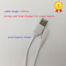 Nuevo teléfono inteligente reloj 100cm, tiempo de carga de 4pin cargador resistente Cable para kw88 kw99 kw06 kw98 t88 q750 kw18 h7 h8 2024 - compra barato