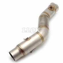 motorcycle middle of the exhaust pipe muffler exhaust pipefor YAMAHA YZF-R1 YZF R1 2009 2010 2011 2012 2013 2014 2024 - buy cheap