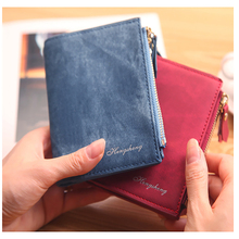 Women Wallet Zipper Coin Purse Fashion PU Leather Women Wallets Female Clutch Purse Credit Card Holders Femme Gift 2024 - buy cheap