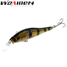 1Pcs Minnow Wobblers Fishing Lure 9.5cm 11g Artificial Hard bait Crankbait Swimbait with Hooks Isca Fishing Tackle WD-386 2024 - buy cheap