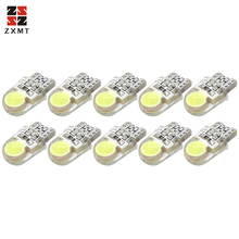 ZXMT 10Pcs Auto T10 Led 194 W5W LED 168 COB Cold White Silica Car Super Bright Turn Side License Plate Light Lamp Bulb DC 12V 2024 - buy cheap