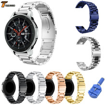 8 Colors Stainless Steel Watchband for Samsung Galaxy Watch 46mm SM-R800 Sports Band Strap Wrist Bracelet Silver Black Gold 2024 - buy cheap