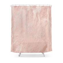 Rose Gold Foil Shower Curtain Waterproof Polyester Fabric Bathroom Decor Multi-Size Printed Shower Curtain with 12 Hooks 2024 - buy cheap