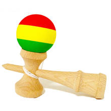 Scrub Three Colors Wooden Kendama Toy Professional Kendamas Juggling Balls Malabares De fuego Juegos De Habilidades Jongleren 2024 - buy cheap